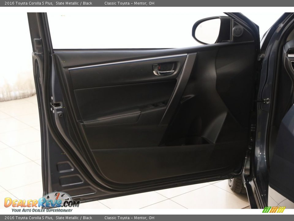 2016 Toyota Corolla S Plus Slate Metallic / Black Photo #4
