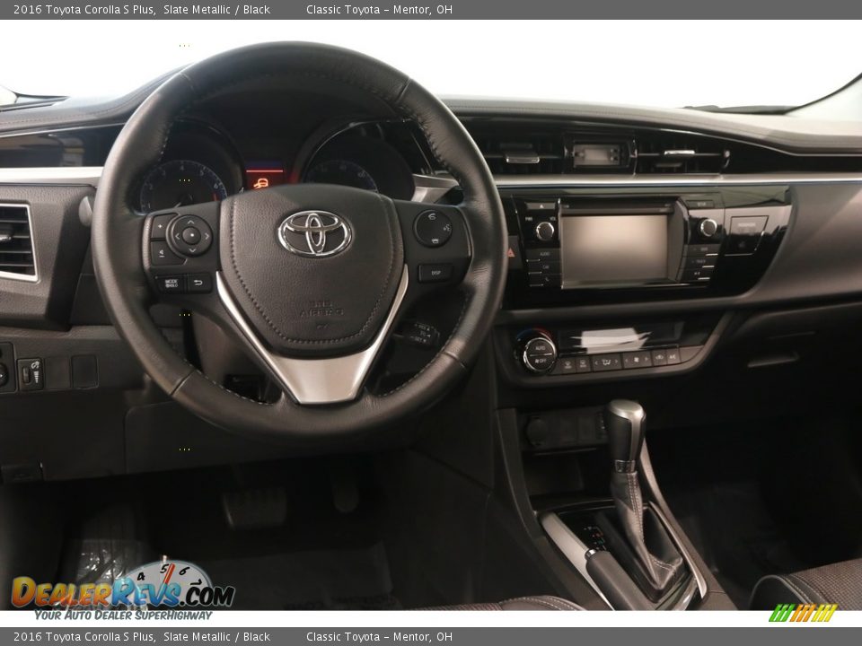 2016 Toyota Corolla S Plus Slate Metallic / Black Photo #6