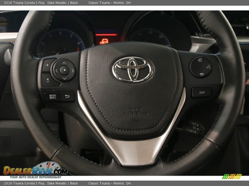 2016 Toyota Corolla S Plus Slate Metallic / Black Photo #7