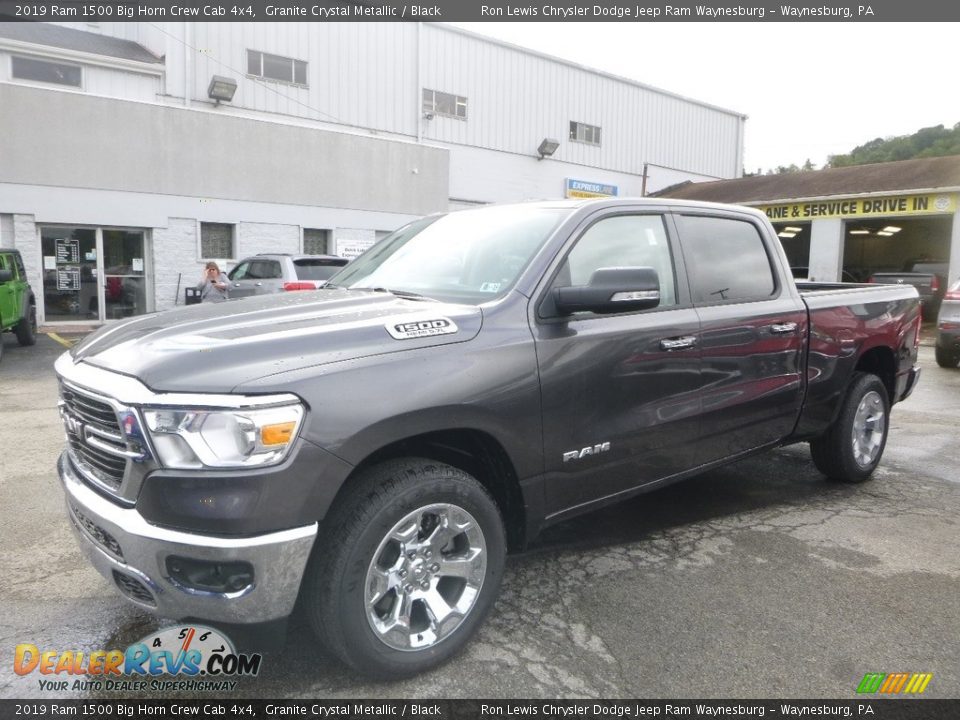 2019 Ram 1500 Big Horn Crew Cab 4x4 Granite Crystal Metallic / Black Photo #1