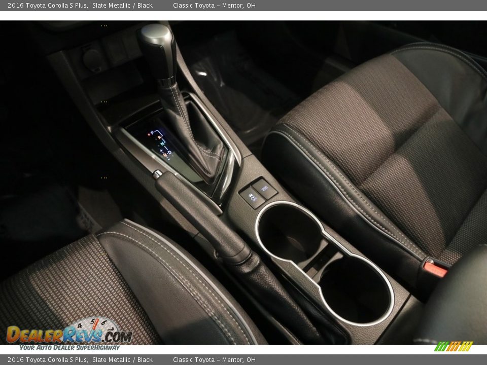 2016 Toyota Corolla S Plus Slate Metallic / Black Photo #13