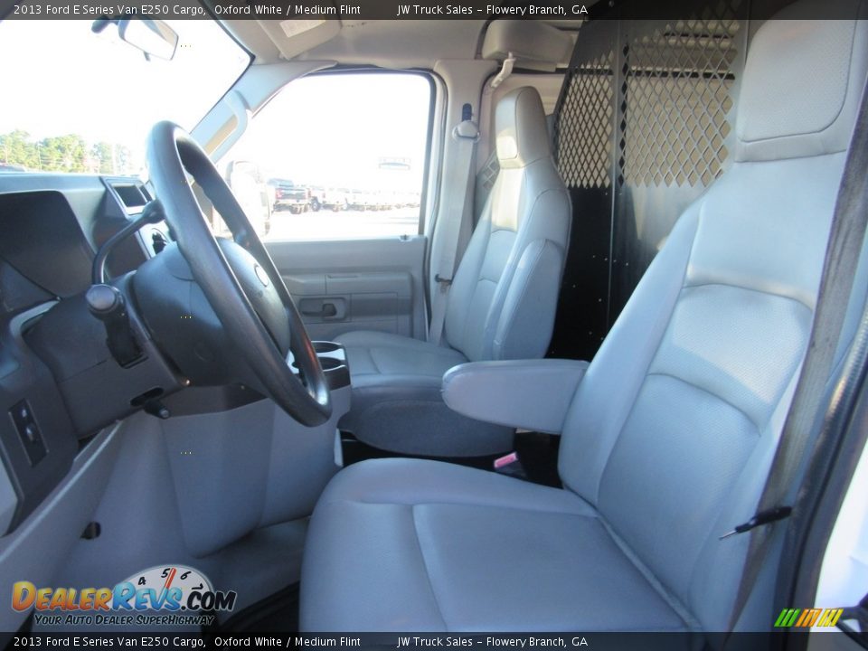 2013 Ford E Series Van E250 Cargo Oxford White / Medium Flint Photo #24