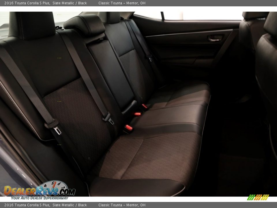 2016 Toyota Corolla S Plus Slate Metallic / Black Photo #16