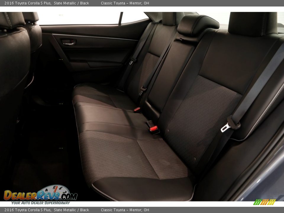 2016 Toyota Corolla S Plus Slate Metallic / Black Photo #17