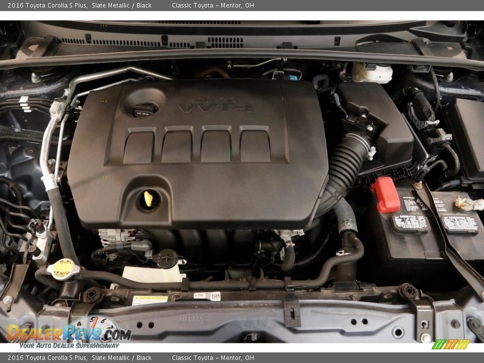2016 Toyota Corolla S Plus Slate Metallic / Black Photo #19