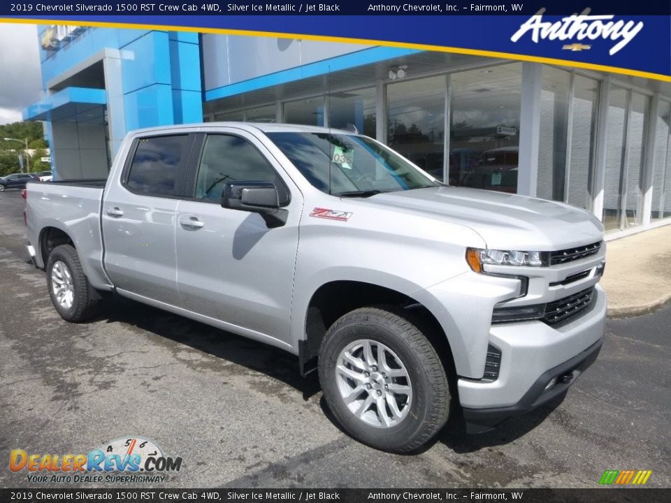 2019 Chevrolet Silverado 1500 RST Crew Cab 4WD Silver Ice Metallic / Jet Black Photo #1