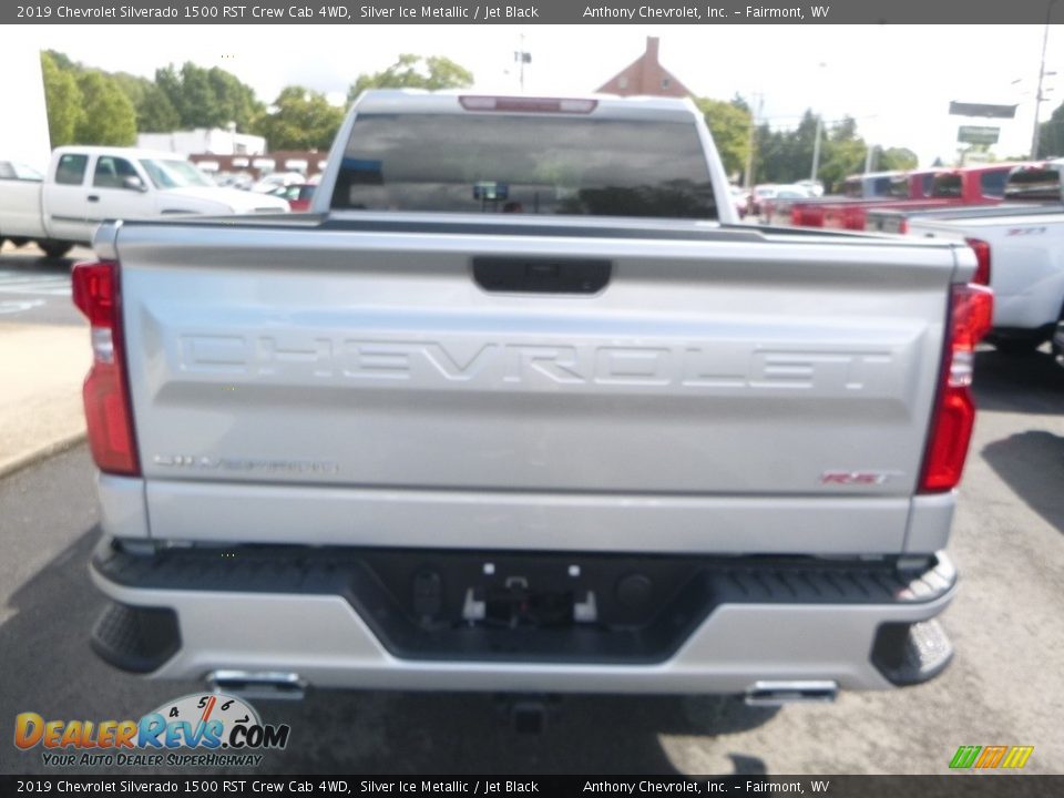 2019 Chevrolet Silverado 1500 RST Crew Cab 4WD Silver Ice Metallic / Jet Black Photo #4