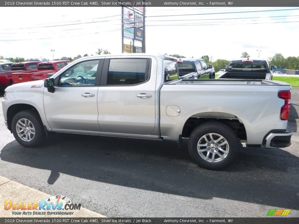 2019 Chevrolet Silverado 1500 RST Crew Cab 4WD Silver Ice Metallic / Jet Black Photo #6