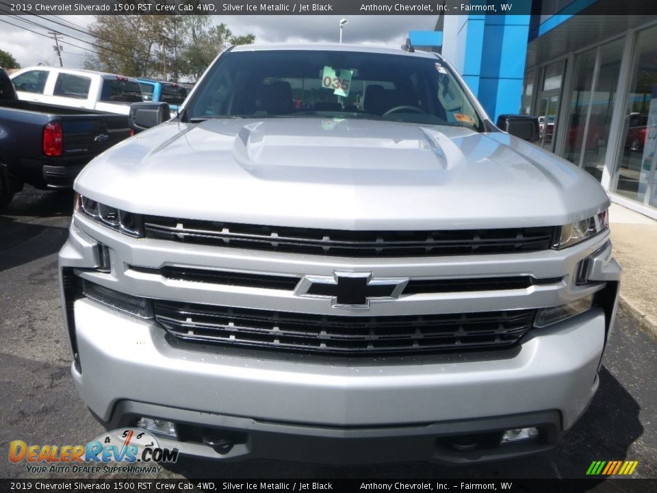 2019 Chevrolet Silverado 1500 RST Crew Cab 4WD Silver Ice Metallic / Jet Black Photo #8