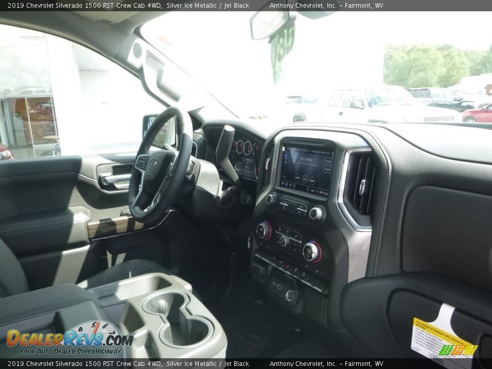2019 Chevrolet Silverado 1500 RST Crew Cab 4WD Silver Ice Metallic / Jet Black Photo #10