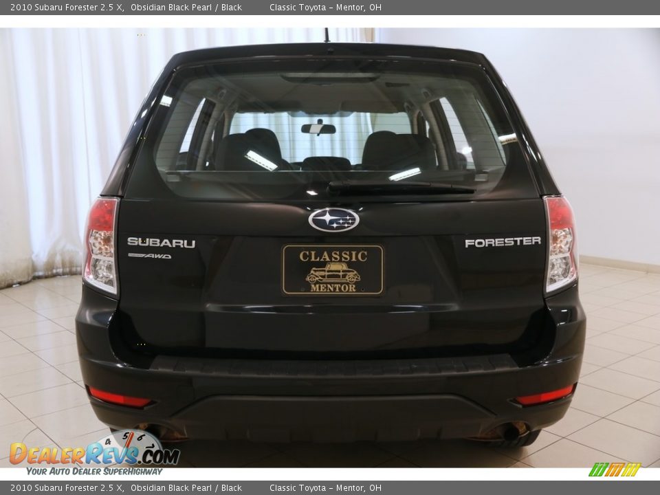 2010 Subaru Forester 2.5 X Obsidian Black Pearl / Black Photo #14