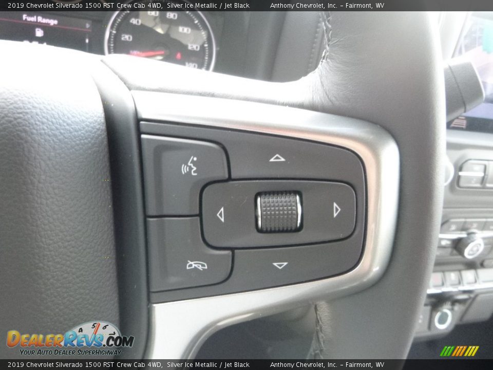 2019 Chevrolet Silverado 1500 RST Crew Cab 4WD Silver Ice Metallic / Jet Black Photo #19