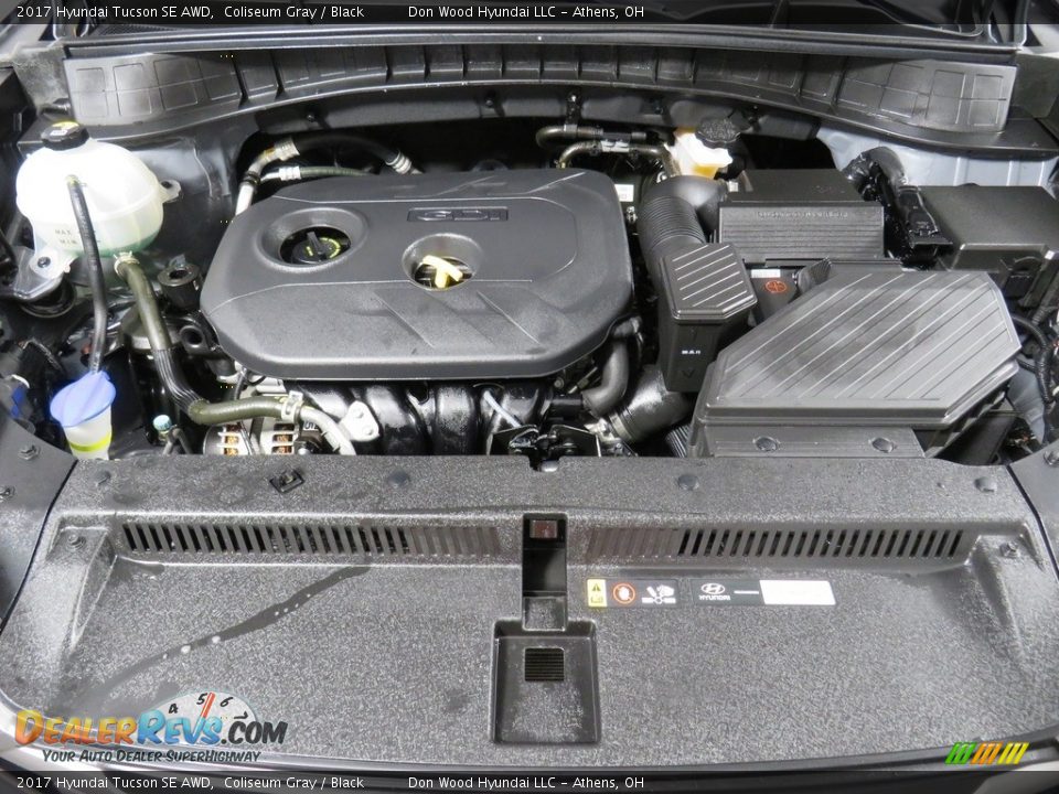 2017 Hyundai Tucson SE AWD Coliseum Gray / Black Photo #7