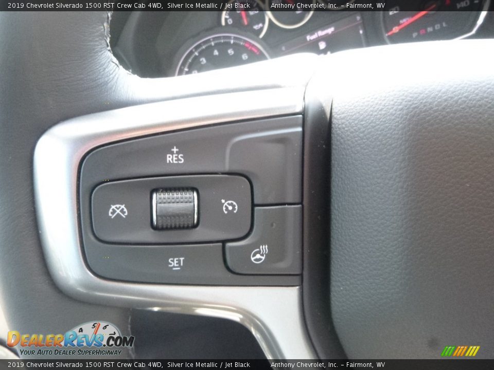 2019 Chevrolet Silverado 1500 RST Crew Cab 4WD Silver Ice Metallic / Jet Black Photo #20