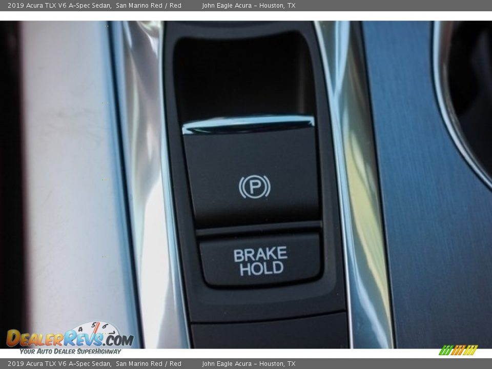 2019 Acura TLX V6 A-Spec Sedan San Marino Red / Red Photo #35