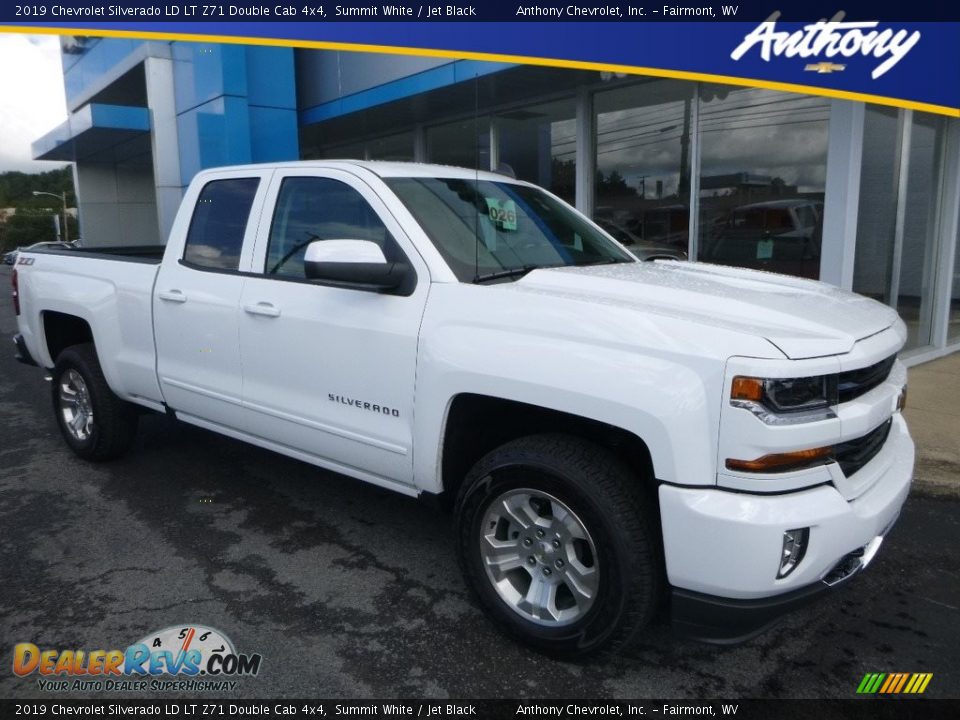 2019 Chevrolet Silverado LD LT Z71 Double Cab 4x4 Summit White / Jet Black Photo #1