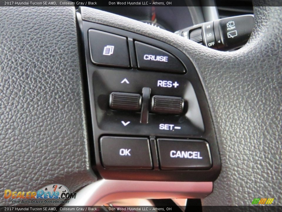 2017 Hyundai Tucson SE AWD Coliseum Gray / Black Photo #36