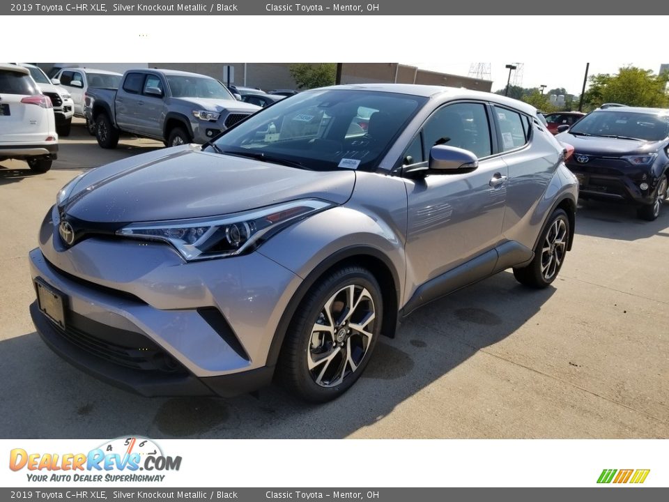 2019 Toyota C-HR XLE Silver Knockout Metallic / Black Photo #1