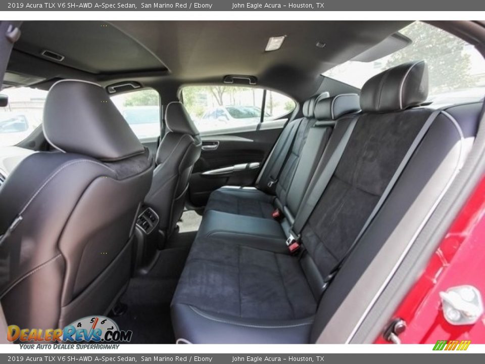 2019 Acura TLX V6 SH-AWD A-Spec Sedan San Marino Red / Ebony Photo #17