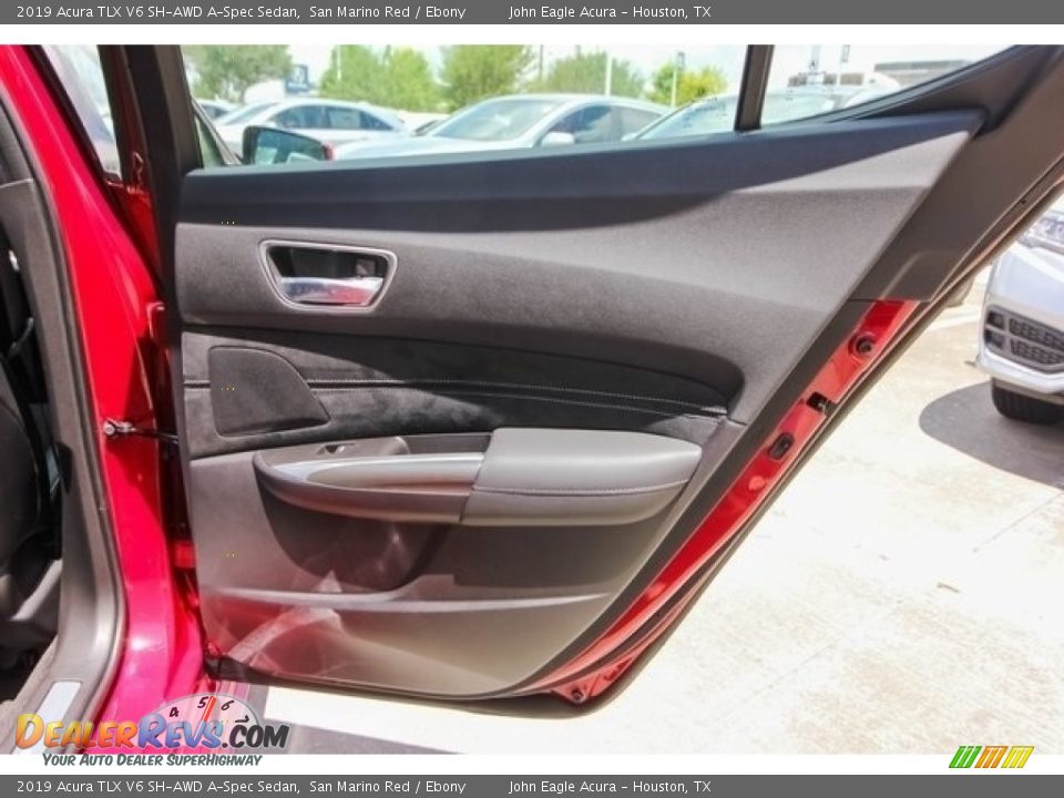 2019 Acura TLX V6 SH-AWD A-Spec Sedan San Marino Red / Ebony Photo #19