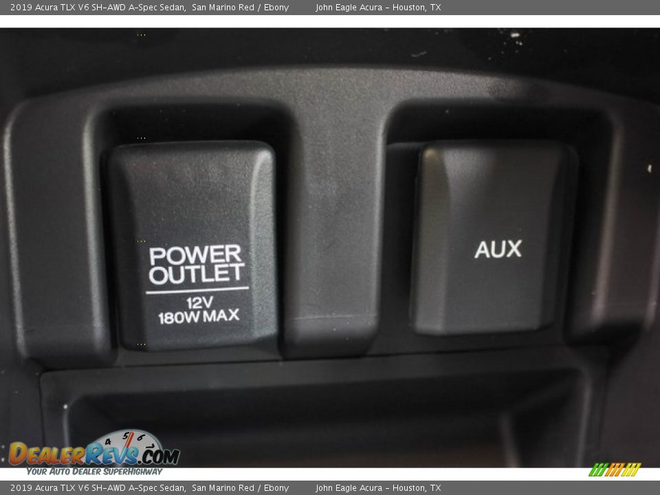 2019 Acura TLX V6 SH-AWD A-Spec Sedan San Marino Red / Ebony Photo #36