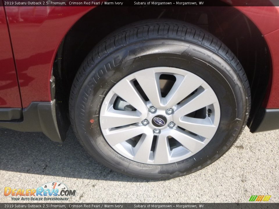 2019 Subaru Outback 2.5i Premium Crimson Red Pearl / Warm Ivory Photo #2
