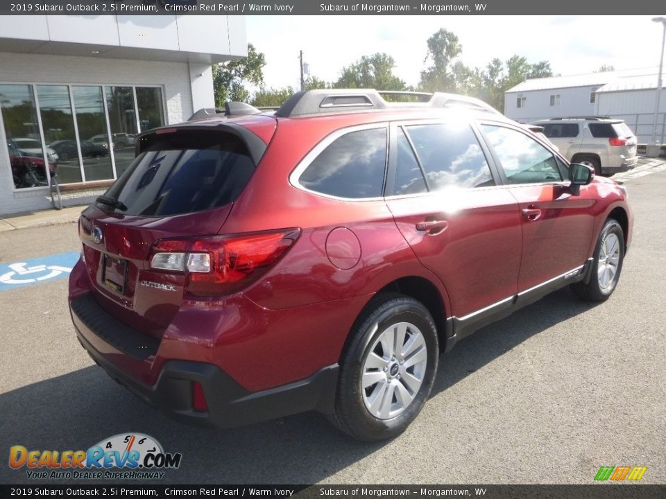 2019 Subaru Outback 2.5i Premium Crimson Red Pearl / Warm Ivory Photo #4