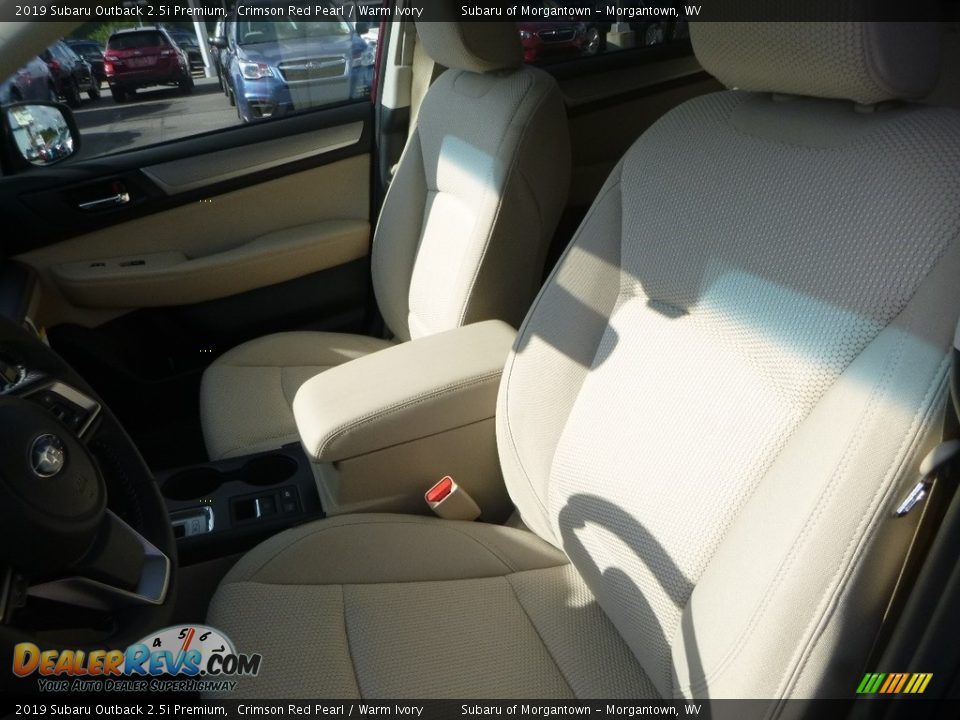 2019 Subaru Outback 2.5i Premium Crimson Red Pearl / Warm Ivory Photo #14