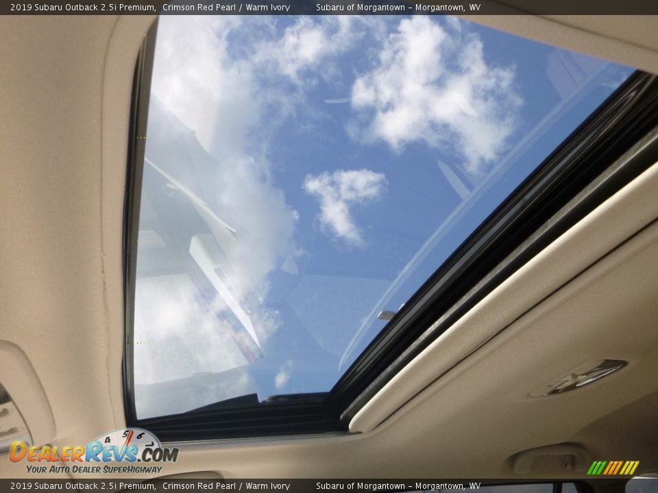 2019 Subaru Outback 2.5i Premium Crimson Red Pearl / Warm Ivory Photo #16