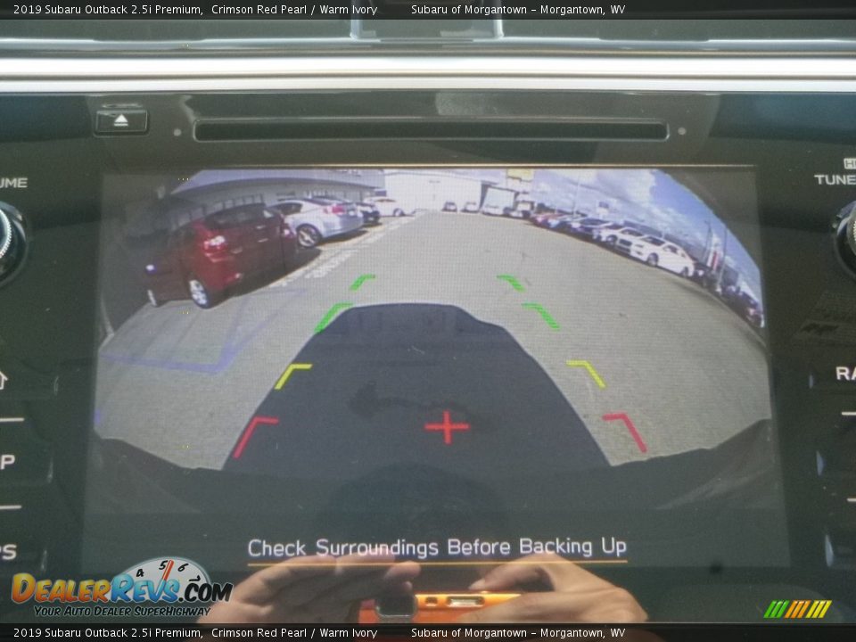 2019 Subaru Outback 2.5i Premium Crimson Red Pearl / Warm Ivory Photo #19