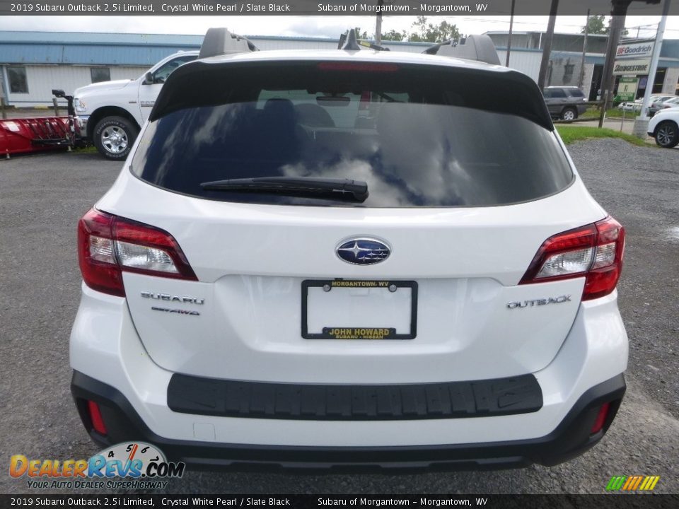 2019 Subaru Outback 2.5i Limited Crystal White Pearl / Slate Black Photo #5