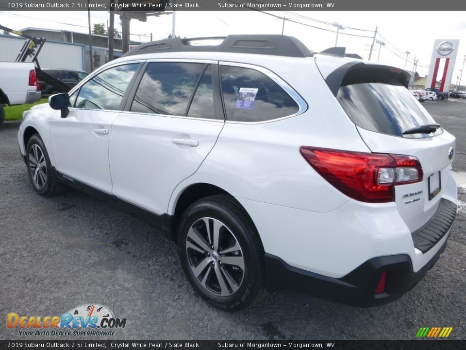 2019 Subaru Outback 2.5i Limited Crystal White Pearl / Slate Black Photo #6