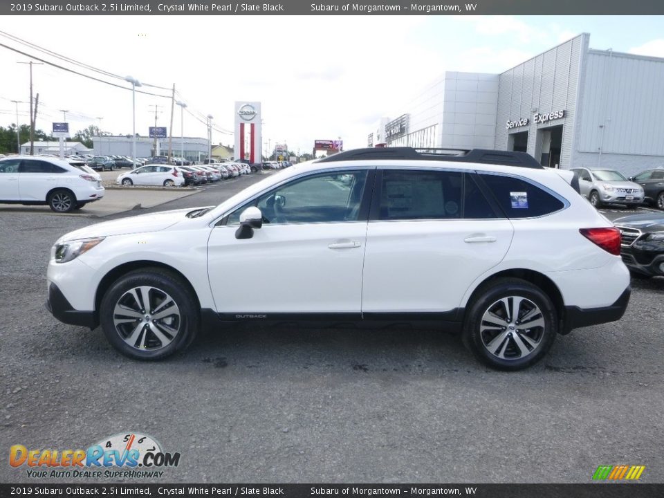 2019 Subaru Outback 2.5i Limited Crystal White Pearl / Slate Black Photo #7