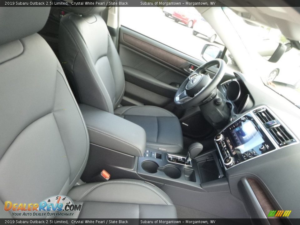 2019 Subaru Outback 2.5i Limited Crystal White Pearl / Slate Black Photo #10