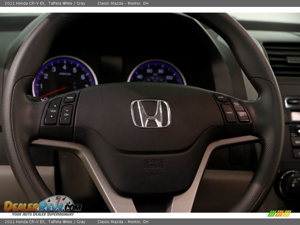 2011 Honda CR-V EX Taffeta White / Gray Photo #6