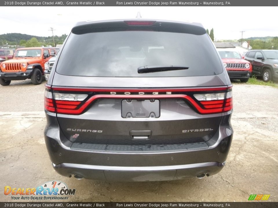 2018 Dodge Durango Citadel AWD Granite Metallic / Black Photo #4