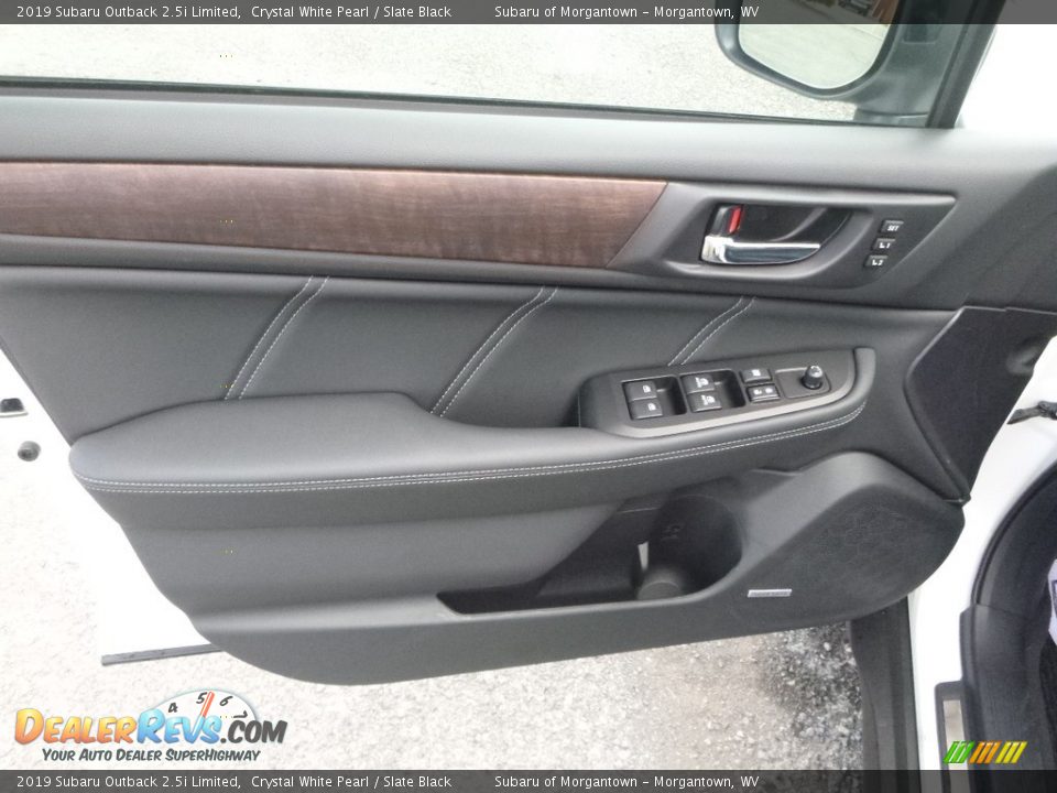 2019 Subaru Outback 2.5i Limited Crystal White Pearl / Slate Black Photo #13
