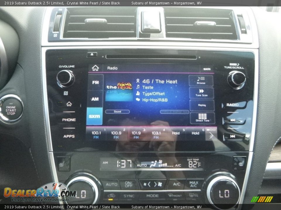 2019 Subaru Outback 2.5i Limited Crystal White Pearl / Slate Black Photo #16