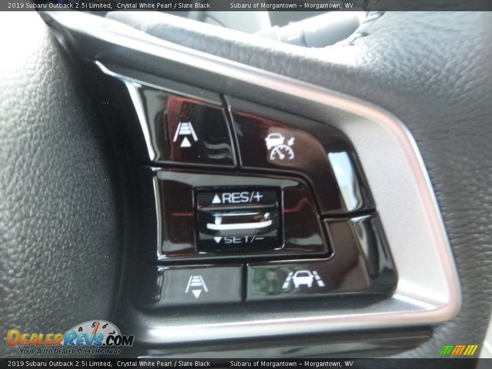 2019 Subaru Outback 2.5i Limited Crystal White Pearl / Slate Black Photo #19
