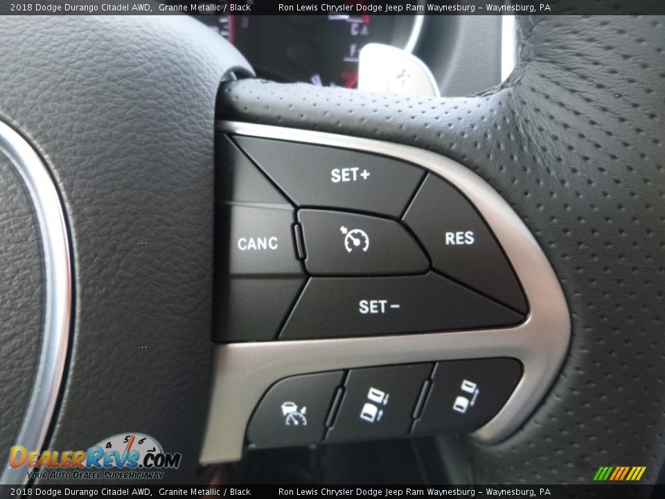 2018 Dodge Durango Citadel AWD Steering Wheel Photo #18