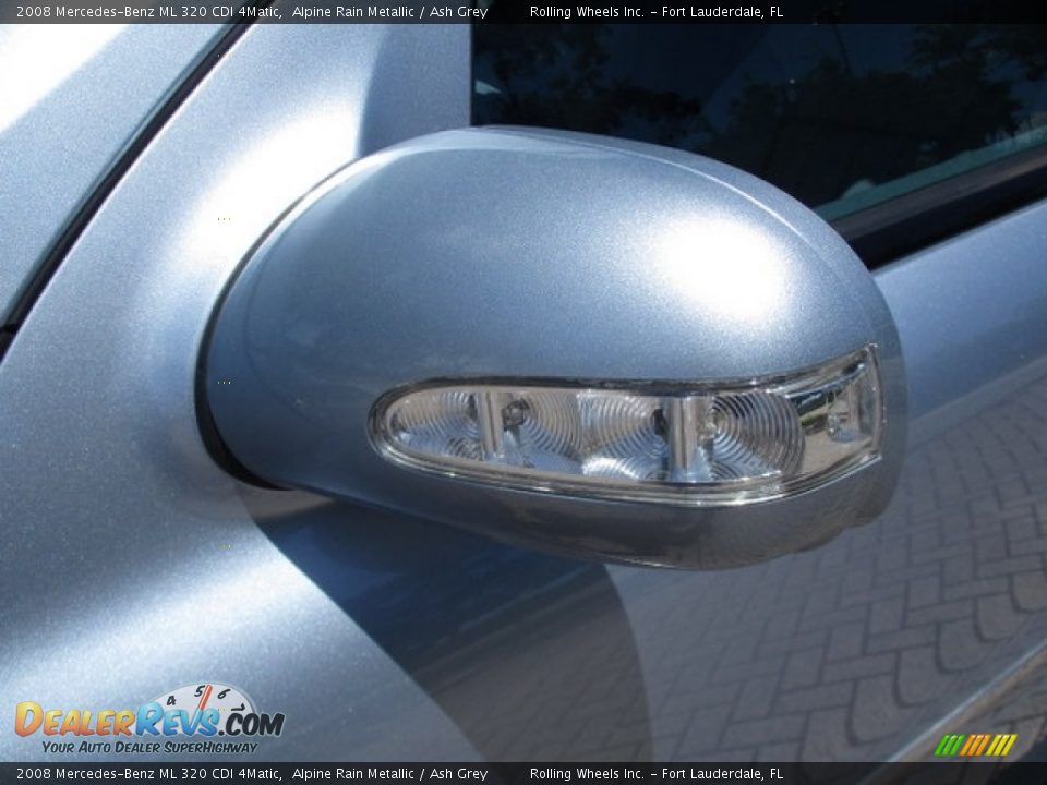 2008 Mercedes-Benz ML 320 CDI 4Matic Alpine Rain Metallic / Ash Grey Photo #30