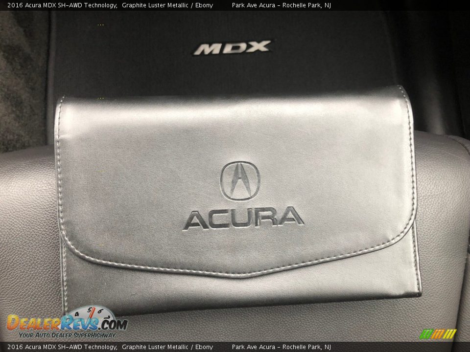 2016 Acura MDX SH-AWD Technology Graphite Luster Metallic / Ebony Photo #35