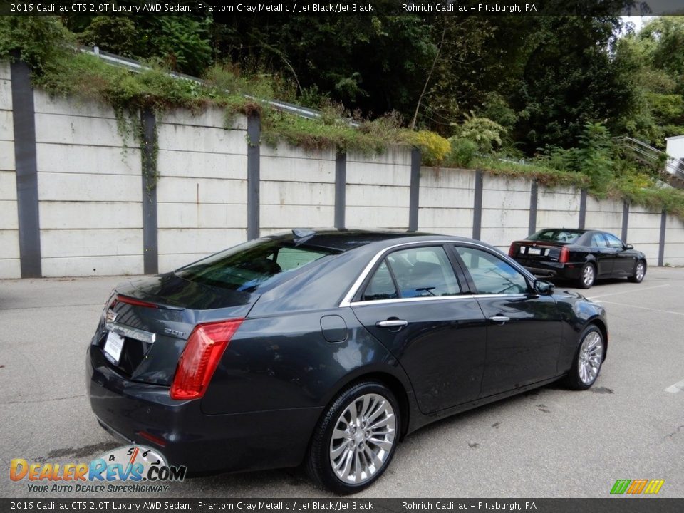 2016 Cadillac CTS 2.0T Luxury AWD Sedan Phantom Gray Metallic / Jet Black/Jet Black Photo #5