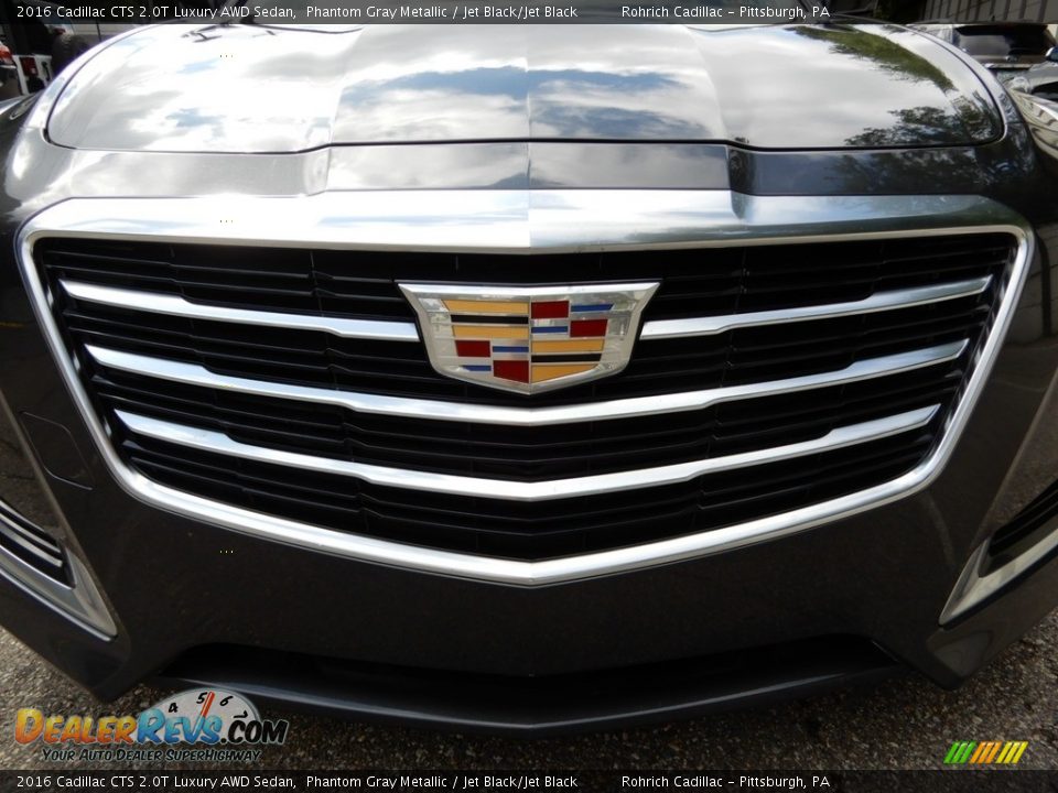 2016 Cadillac CTS 2.0T Luxury AWD Sedan Phantom Gray Metallic / Jet Black/Jet Black Photo #9