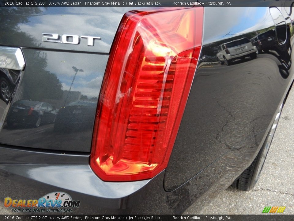 2016 Cadillac CTS 2.0T Luxury AWD Sedan Phantom Gray Metallic / Jet Black/Jet Black Photo #11