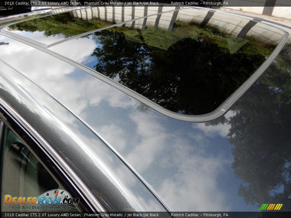 2016 Cadillac CTS 2.0T Luxury AWD Sedan Phantom Gray Metallic / Jet Black/Jet Black Photo #14
