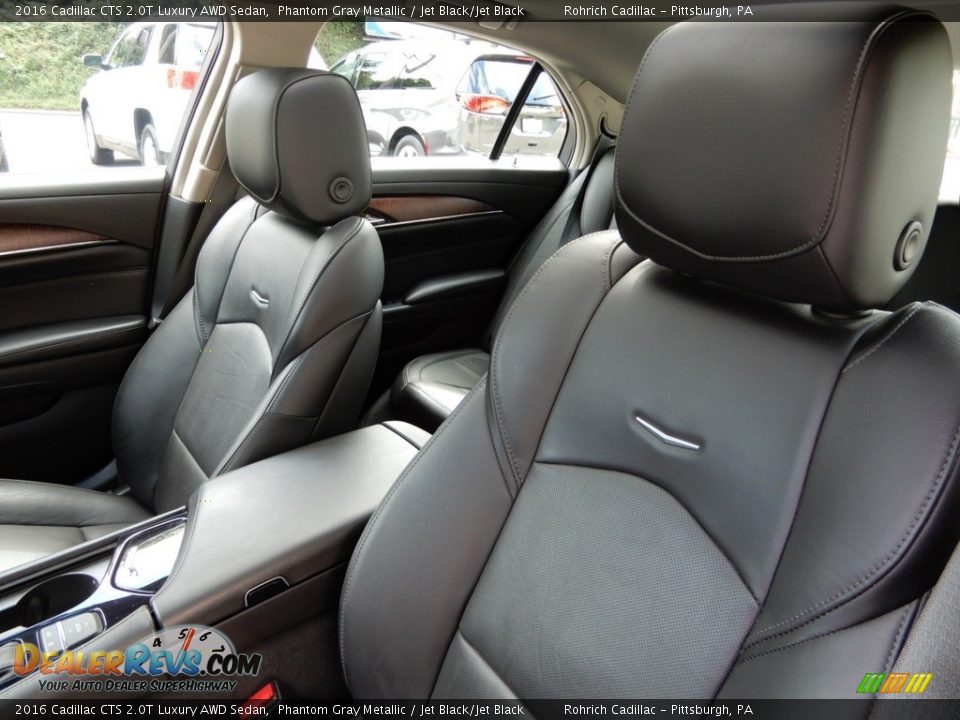 2016 Cadillac CTS 2.0T Luxury AWD Sedan Phantom Gray Metallic / Jet Black/Jet Black Photo #17