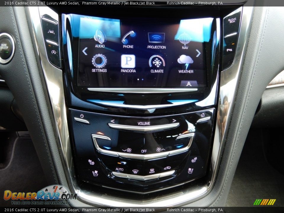 2016 Cadillac CTS 2.0T Luxury AWD Sedan Phantom Gray Metallic / Jet Black/Jet Black Photo #18
