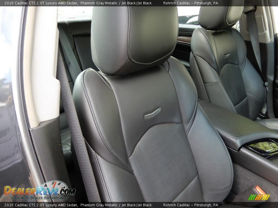 2016 Cadillac CTS 2.0T Luxury AWD Sedan Phantom Gray Metallic / Jet Black/Jet Black Photo #19
