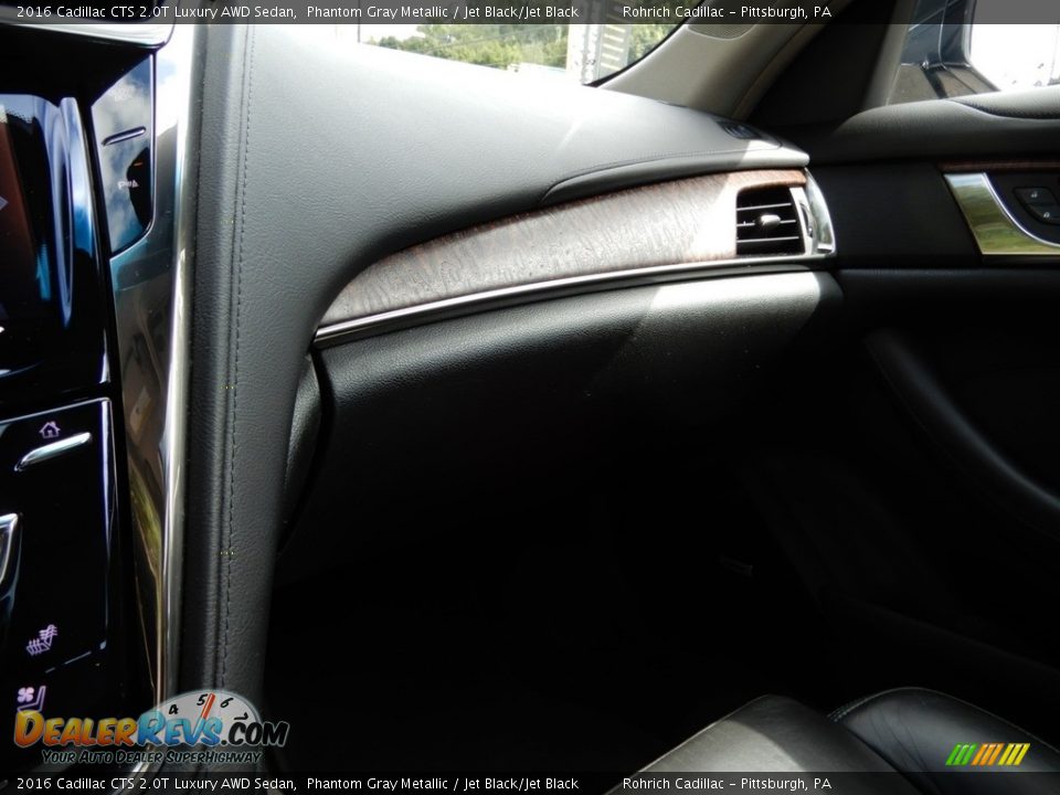 2016 Cadillac CTS 2.0T Luxury AWD Sedan Phantom Gray Metallic / Jet Black/Jet Black Photo #21